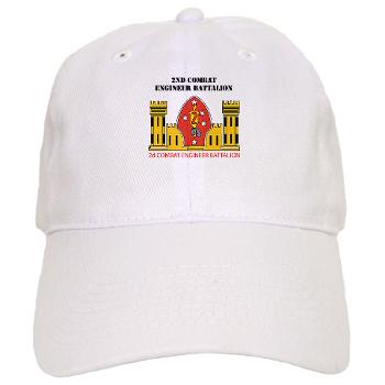 2CEB - A01 - 01 - 2nd Combat Engineer Battalion with Text - Cap
